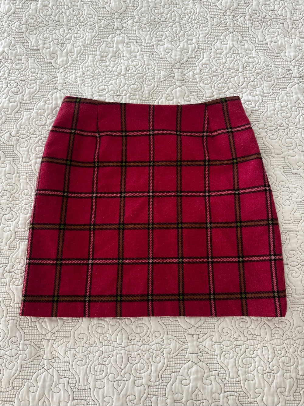 Women's Pink Plaid Skirt (vintage)